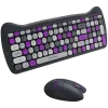 Kabelloses Tastatur- und Maus-Set CANYON HSET-W6 Kitty Edition – violett