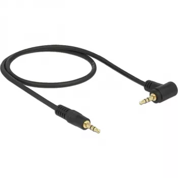 Audiokabel 3,5 mm DeLOCK 83754 1 m Schwarz