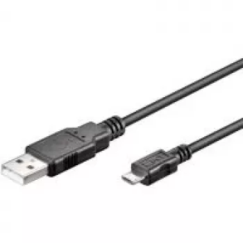 USB-Kabel Goobay 95736 0,15 m USB A auf Micro-USB B Schwarz