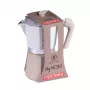 Kaffeemaschine Pedrini 02CF169 — Espressokocher, lackiertes Aluminium, 6 Tassen Kapazität