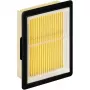 Bosch Faltenfilter, Filter, Schwarz, Gelb, Cellulose, 189.8 cm², 73 mm, 100 mm