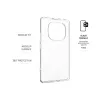 Backcover FIXED für Xiaomi Redmi Note 14 Pro 4G, transparente TPU-Schutzhülle