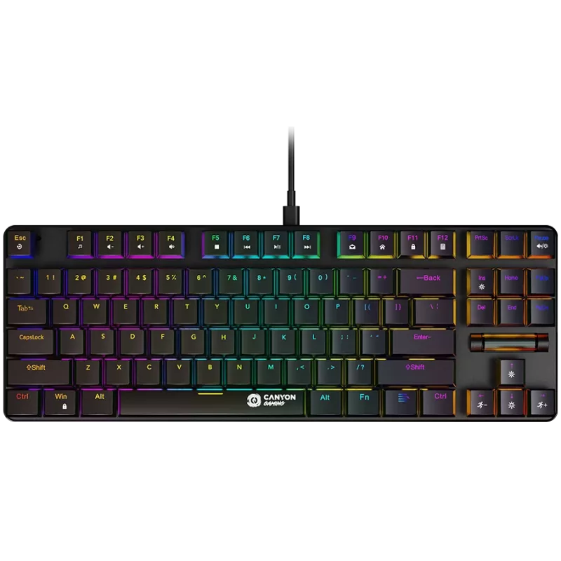 CANYON Tastatur Cometstrike TKL GK-50 EN Kabelgebunden