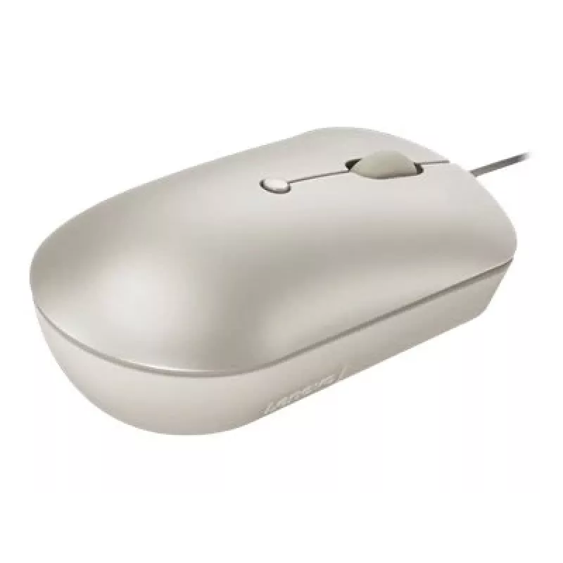 Kabelgebundene Büromaus Lenovo 540 beidhändig USB Type-C Optisch 2400 DPI Sand