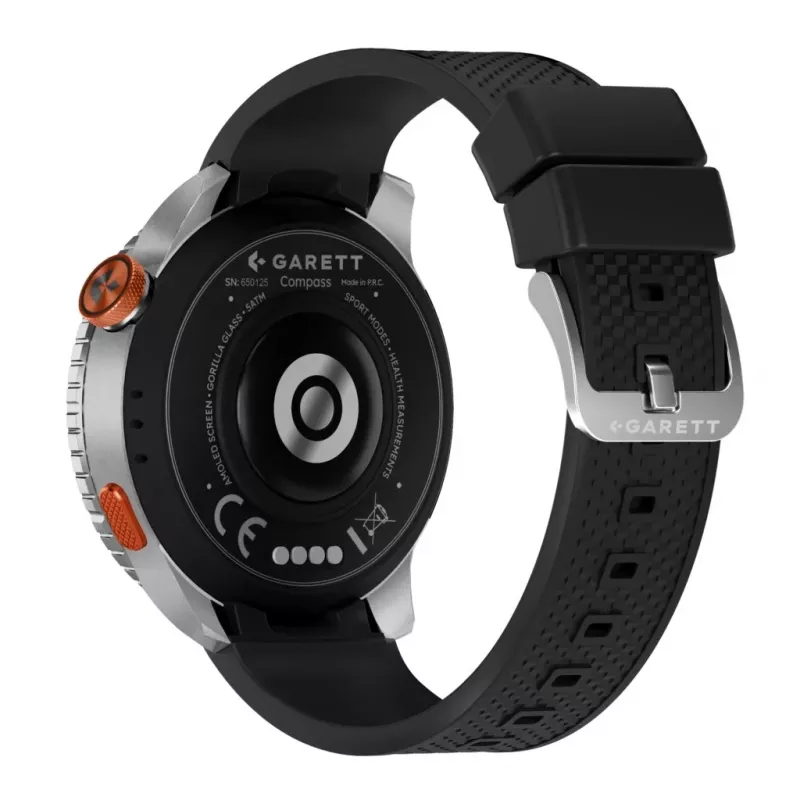 Smartwatch Garett Compass GPS silber — Garett Compass GPS srebrny