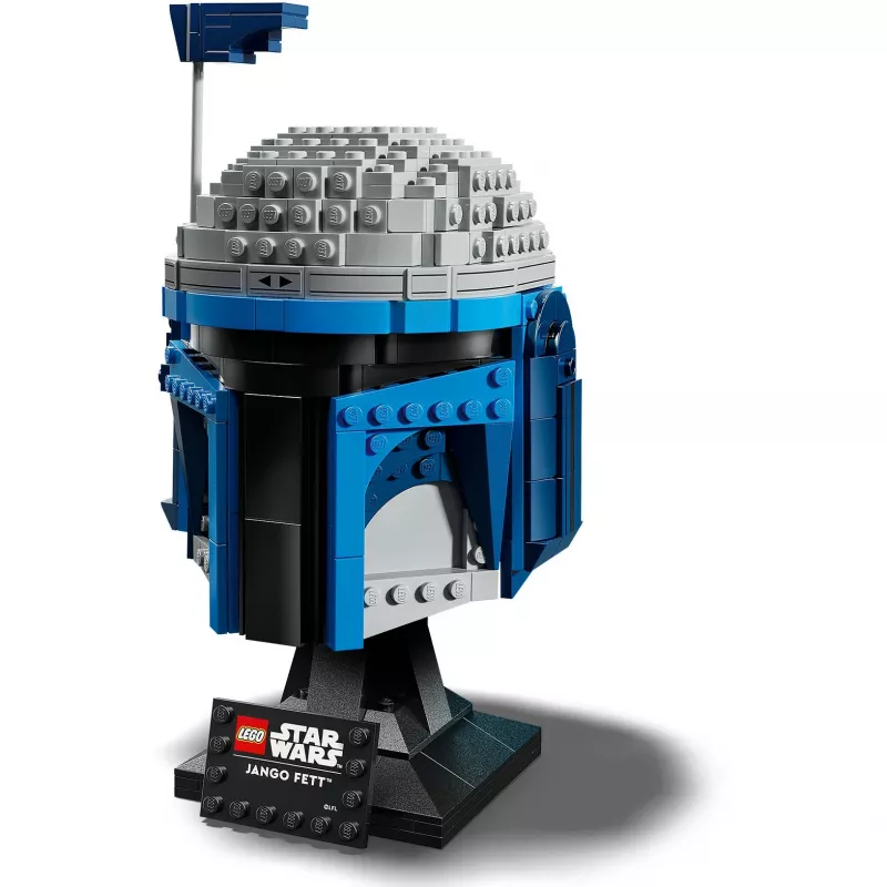 LEGO Star Wars Sammlerstück Helm-Accessoire Jango Fett 75408 — 616 Teile, 210×120×110 mm Ausstellungsmodell