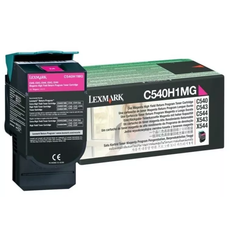 Lexmark C540H1MG - Toner Magenta - für C540, C543, C544, C546, X543, X544, X546, X548