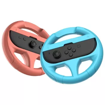 Wheel mod Subsonic 2er-Pack Lenkräder für Switch & Switch 2 Rot Türkis