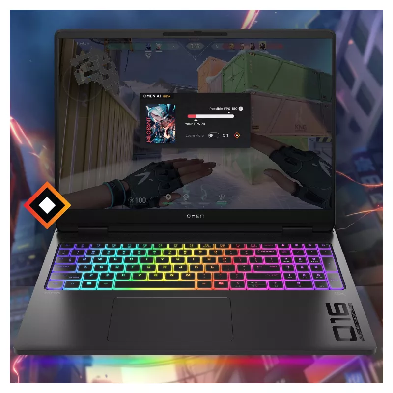 HP OMEN by MAX 16-ah0095ng CU 9 275HX, NVIDIA GeForce RTX 5080, 32GB 2TB SSD W11Home - Tastaturlayout möglicherweise Deutsch