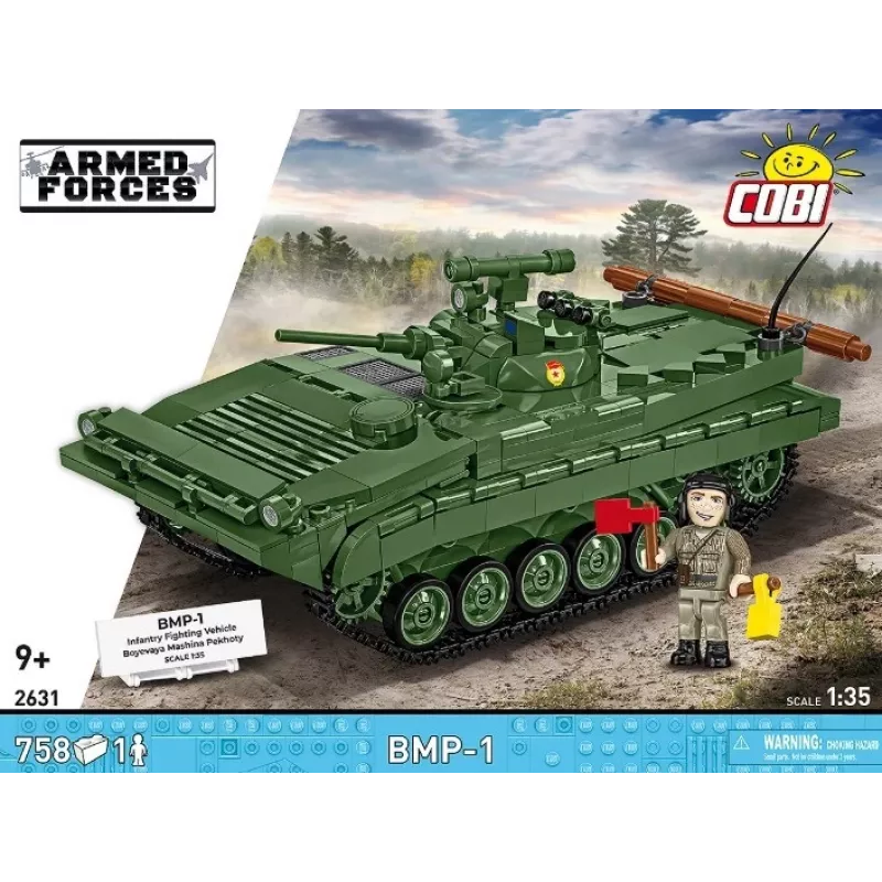Konstruktionsset Cobi Blocks BMP-1 758 Teile – Maßstabsmodell Bausteine