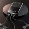 Awei PowerBank P10K 10000 mAh 22,5W Schwarz/Schwarz (10000mAh, 22W, 22,50Wh), Powerbank, Schwarz