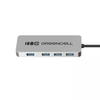 USB-Hub Grün Cell HUB-GC-C4A — 4-Port USB-C 3.0 Hub