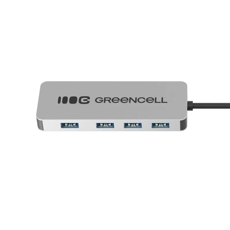 USB-Hub Grün Cell HUB-GC-C4A — 4-Port USB-C 3.0 Hub