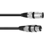 Audiokabel XLR 3-polig Omnitronic 3022050N 5m Schwarz