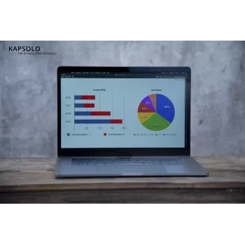 Laptop-Bildschirmschutzfolie Kapsolo KAPSOLO 2H Microbial für 33,8 cm (13,3 Zoll) 16:9 Displays, 294×166×0,128 mm