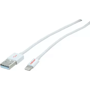 ROLINE - Lightning-Kabel - Lightning (M) auf USB (M) - 15 cm - Geschirmt - Weiß - Vergossen - für Apple iPad/iPhone/iPod (Lightning) (11.02.8326)