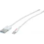 ROLINE - Lightning-Kabel - Lightning (M) auf USB (M) - 15 cm - Geschirmt - Weiß - Vergossen - für Apple iPad/iPhone/iPod (Lightning) (11.02.8326)
