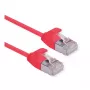 ROLINE GREEN U/FTP Patchkabel Cat.6A (Klasse EA), LSOH, schlank, Rot, 0,15 m