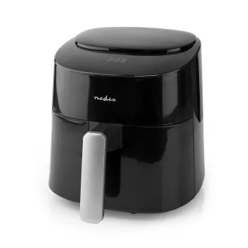 Heißluftfritteuse Nedis KAAF160BK, Einzelkorb, 4,2 L, 1300 W, Schwarz