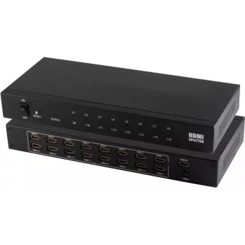 HDMI-Splitter ShiverPeaks 05-03016 – 1× Eingang auf 16× Ausgänge, unterstützt 4K2K
