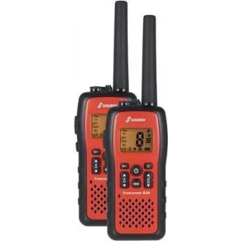 PMR-Handfunkgerät Stabo Freecomm 850 (Modell 20850) – Outdoor-Nutzung, 2er-Pack