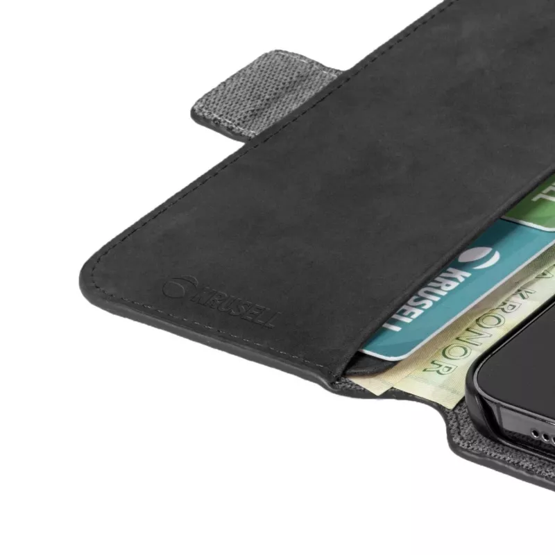 Wallet Case Krusell 62396 für iPhone 13 Pro Max 17 cm Schwarz