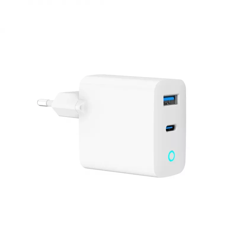Gembird TA-UC-PDQC65L-W-01 Ladegerät für Mobilgeräte Universal Weiß AC Schnellladen Indoor