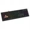 Gaming-Tastatur SAVIO STYX BROWN – mechanische Outemu Brown, QZERTY US International, RGB, USB, Full-Size 104 Tasten, schwarz