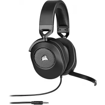 Headset CORSAIR HS65 SURROUND kabelgebundenes Gaming-Headset, ohrumschließend, 3,5 mm + USB-Adapter, 32 Ω, 282 g, carbon
