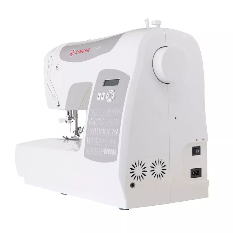 Computergesteuerte Nähmaschine SINGER C5205 Elektrisch Grau Weiß 1 Schritt
