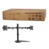 Monitorhalterung LOGILINK BP0099 für 2 Bildschirme, bis zu 81,3 cm (32 Zoll), VESA 75x75–100x100, max. 8 kg, schwarz