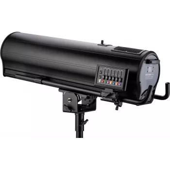 EUROLITE LED SL-1000 MFZ DMX Scheinwerfer mit Flightcase — LED-Moving-Head, DMX-Steuerung, motorisierter Zoom