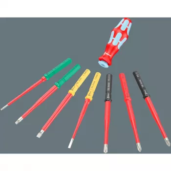 Wera Kraftform Kompakt VDE Edelstahl 17 extra schlank Schraubendrehersatz (05006631001)