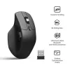 Maus Keychron M6 Rechtshändig Universal — Optisch, RF Wireless + Bluetooth + USB-C, 30000 DPI, Schwarz
