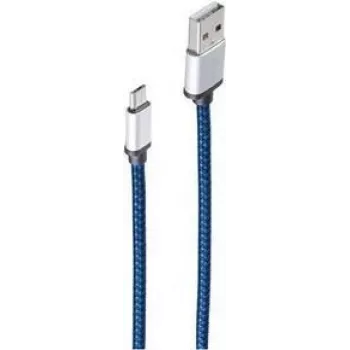 ShiverPeaks BS14-50020 - 0,9 m - USB A - Micro-USB B - USB 2.0 - 480 Mbit/s - Blau