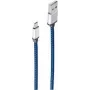 ShiverPeaks BS14-50020 - 0,9 m - USB A - Micro-USB B - USB 2.0 - 480 Mbit/s - Blau
