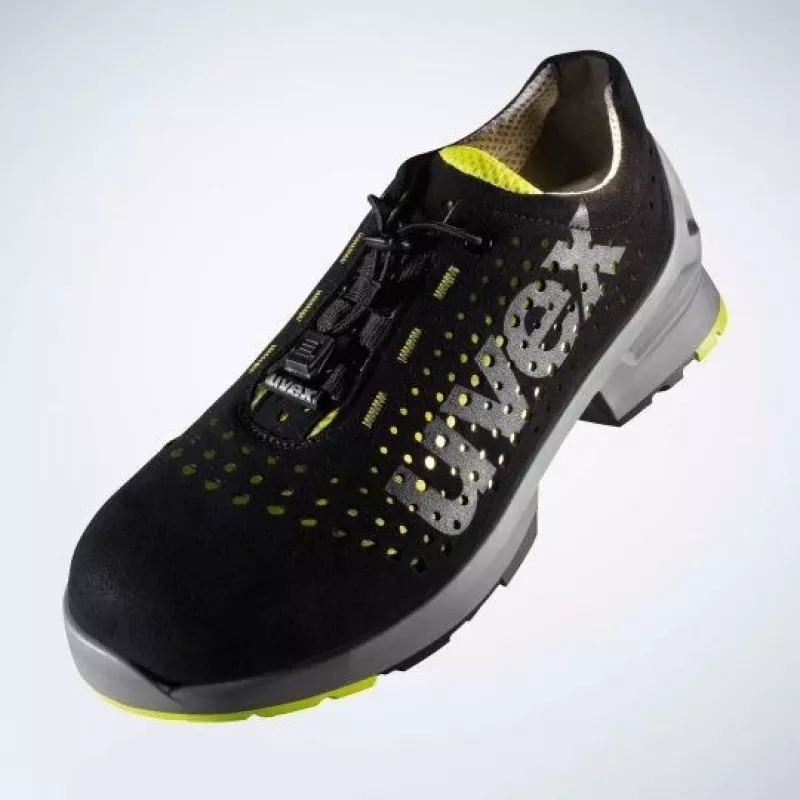 Sicherheitsschuhe Uvex 85438 Unisex Erwachsene Schwarz Limette Polyurethan Mikrovelours