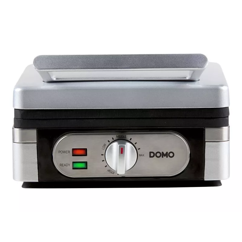 Waffeleisen Domo DO 9047 W 2 Waffel(n) 1400 W Silber