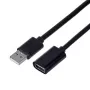 USB-Verlängerungskabel Unitek Y‑C418GBK 5 m USB A auf USB A USB 2.0, schwarz
