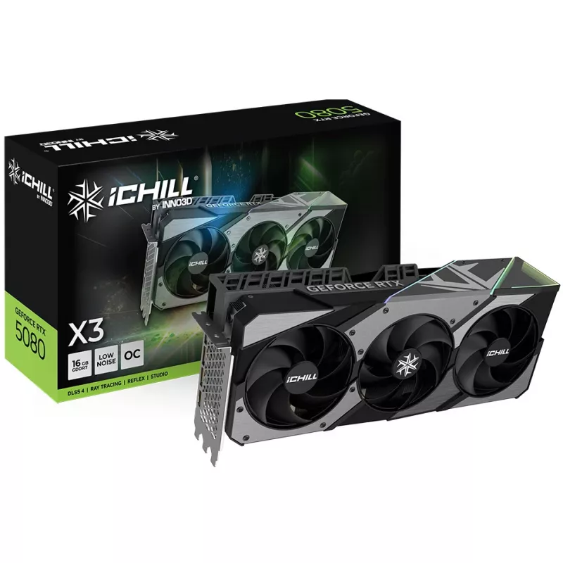 INNO3D iChill GeForce RTX 5080 X3 V2 16GB GDDR7 Grafikkarte