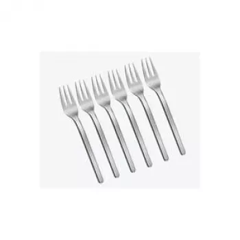 Kuchengabeln Esmeyer Bettina Set 6 - Edelstahl-Dessertgabeln für Kuchen und Gebäck
