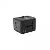 Reiseadapter SBOX TA-23 mit Dual-USB-Ladegerät und universeller Steckerkompatibilität