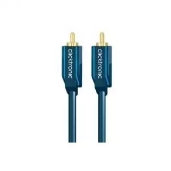 Audiokabel (Cinch-Stecker/Cinch-Stecker), 50 Ohm – 3,0 m Cinch-Koaxialkabel für dynamischen Audioklang – Audiokabel (Cinch-Stecker/Cinch-Stecker), 75 Ohm