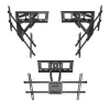 TV-Halterung MACLEAN MC-789 für 32–85 Zoll Bildschirme, VESA 400x200, neigbar, 60 kg Tragkraft, schwarz