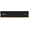 16 GB Crucial Pro Modul - DIMM 288-PIN Low Profile - 6000 MHz / PC5-48000 - CL48 - 1.1 V - ungepuffert - on-die ECC - mattschwarz
