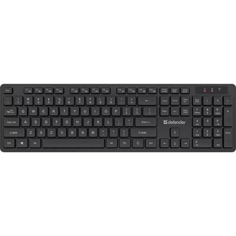 Kabelloses Tastatur- und Maus-Set DEFENDER C-993 RF 45996 — RF-Verbindung, kompaktes Layout