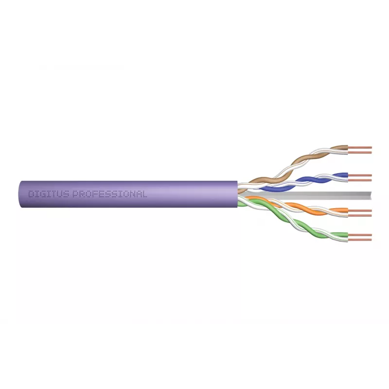 Netzwerkkabel Digitus Cat.6 U/UTP 305 m Violett
