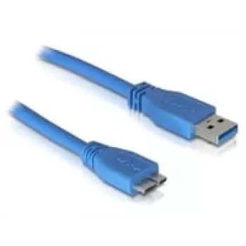 DeLOCK Micro-USB-3.0-Kabel 1 m, USB A, 5 Gbit/s, Blau