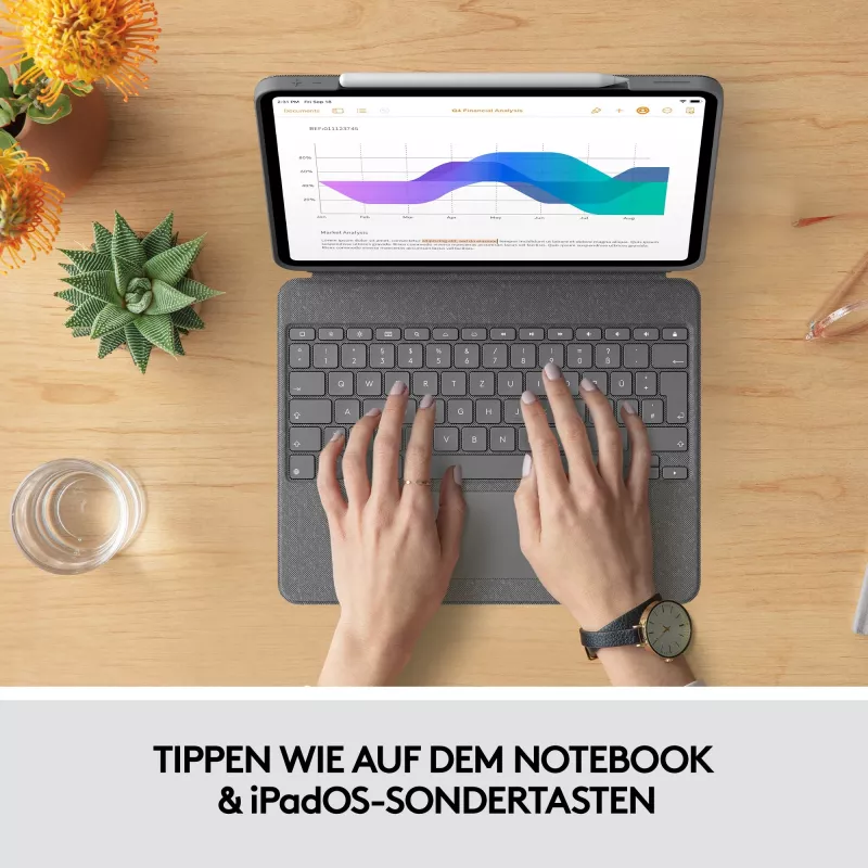Tastatur mit Hülle für iPad Pro 12.9