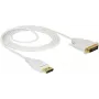 Videokabel-Adapter DeLOCK 83814 2m DisplayPort DVI Weiß